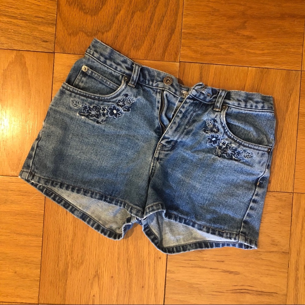 Denim shorts